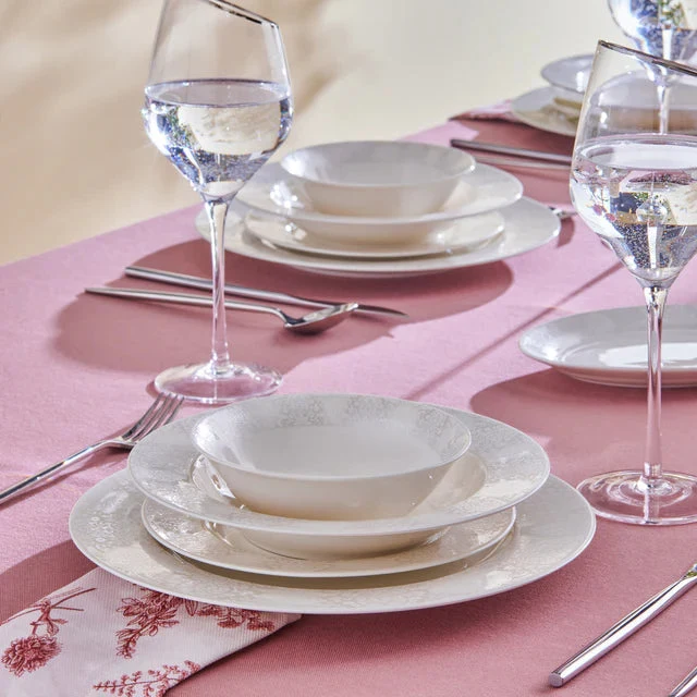 Karaca Forever Bone China New Olio Serviesset 53-delig | 12 Persoons
