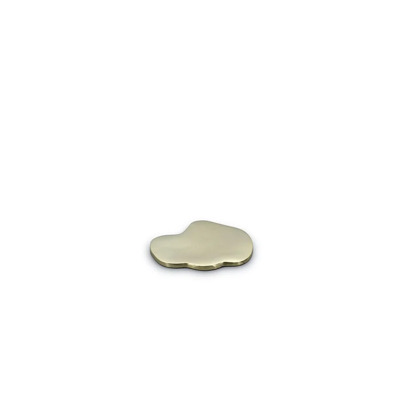 GLASONDERZETTER ORGANISCH GOUD CHARM - SET/4
