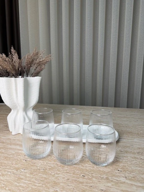 Terra Line Waterglazen | 6 Delig
