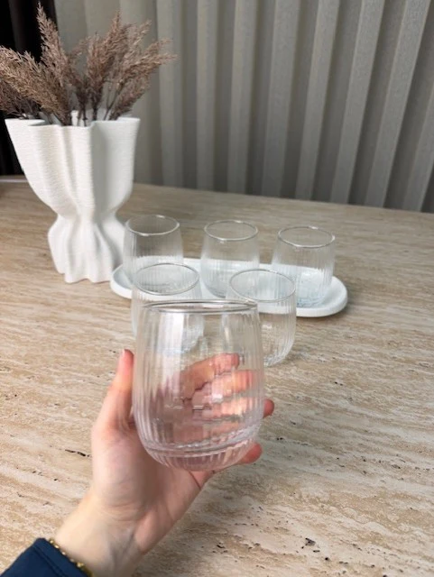 Terra Line Waterglazen | 6 Delig