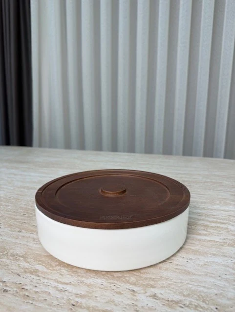Sora Kom / Saladekom met Acacia Deksel Per stuk