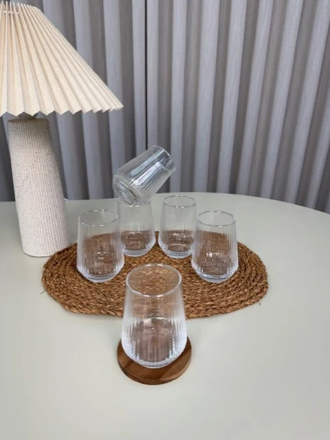 Terra Line Waterglazen 445cc | 6 Delig