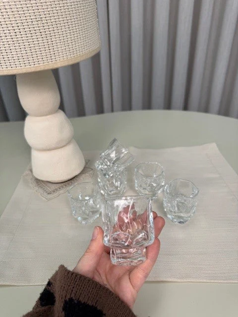 Zirconia Clear ( sakura ) Borrelglazen | 6 Delig 60ml