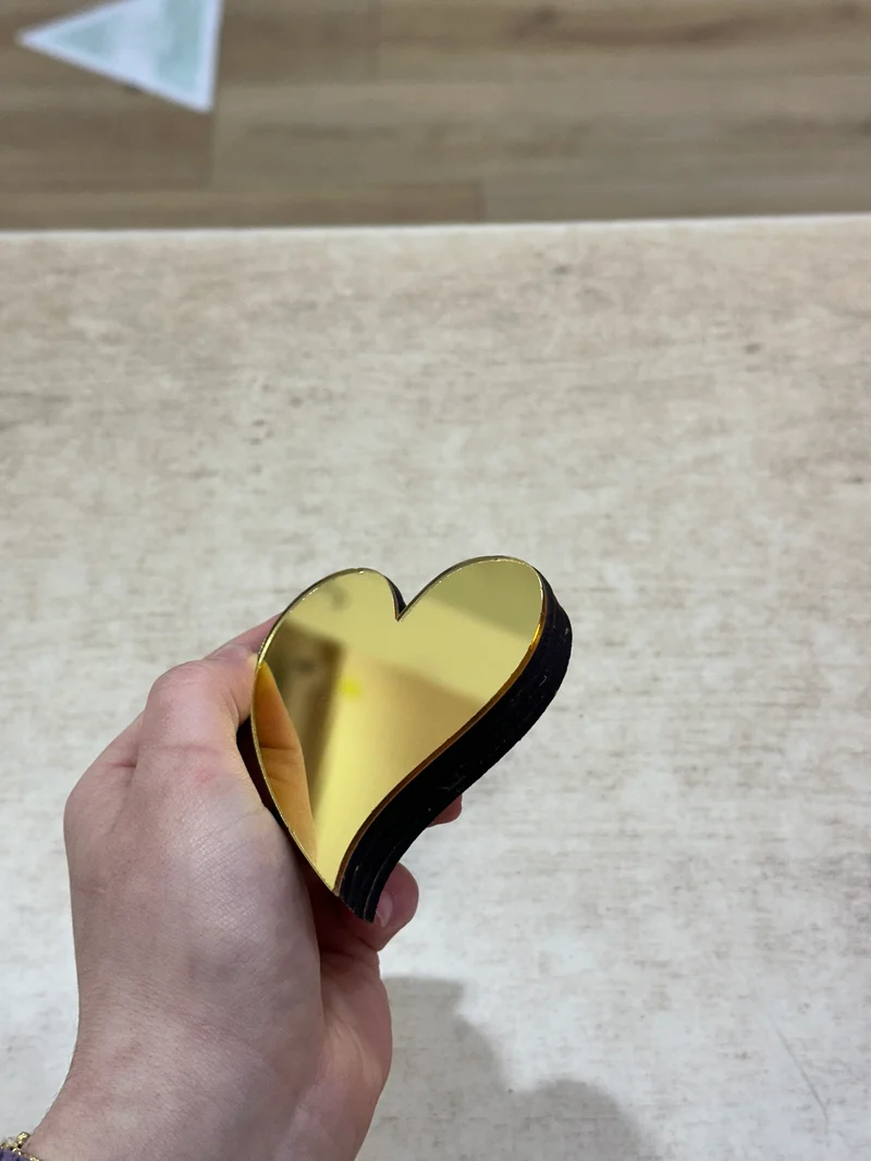 Hart Ringhouder - Platteau | Goud Per Stuk
