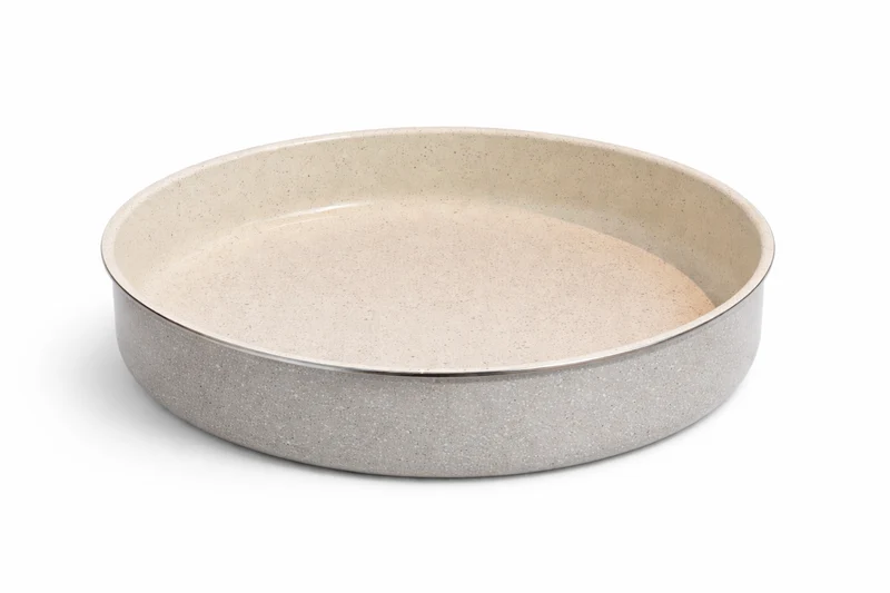Rond Ovenschaal Graniet Beige 40cm