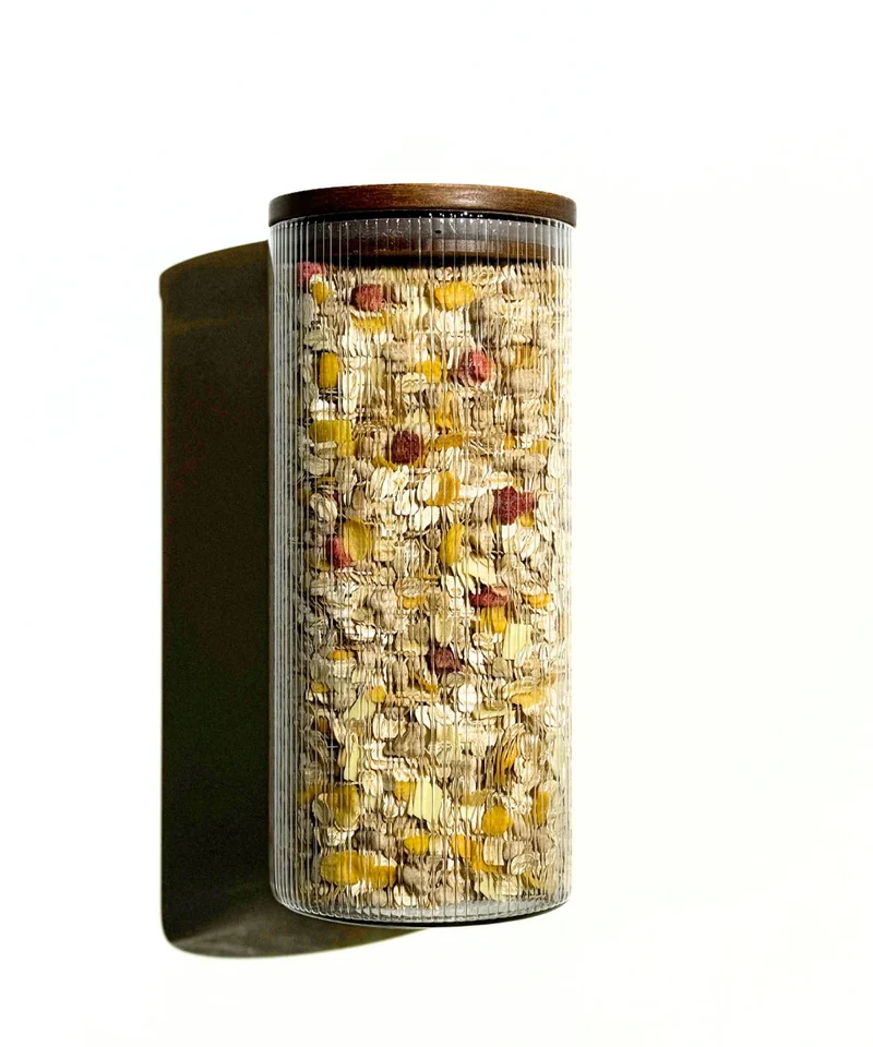 Acacia Voorraadpot Stripe | 2 stuks | 1500 ml