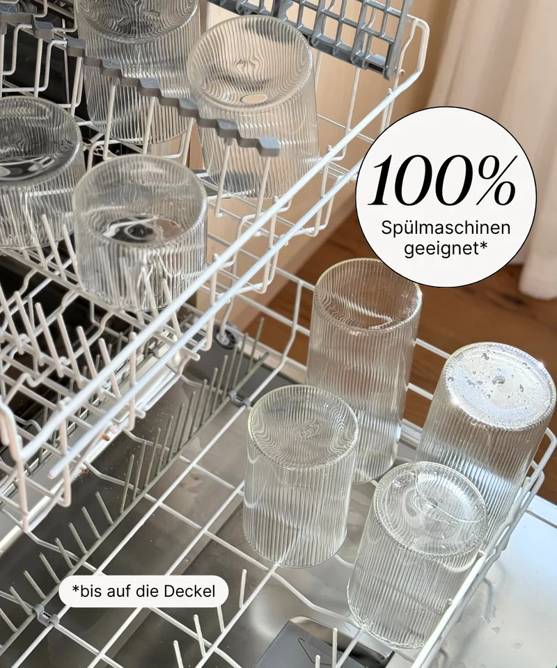 Acacia Voorraadpot Stripe | 2 stuks | 450 ml