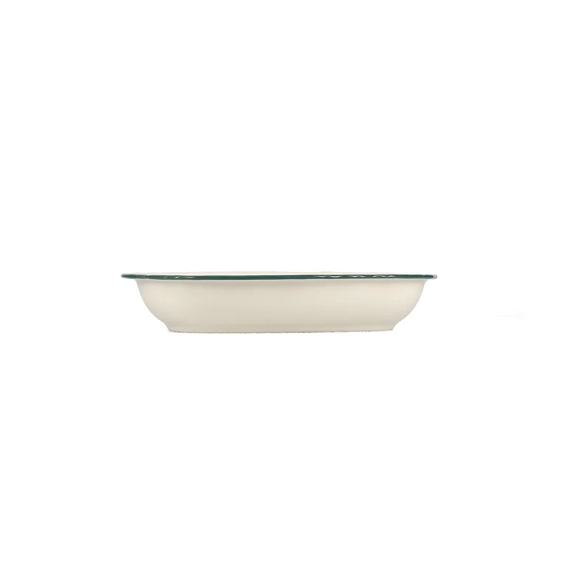 SERVEERSCHAAL 26,5X17,5XH4,5CM OVAAL GREEN CYRIL