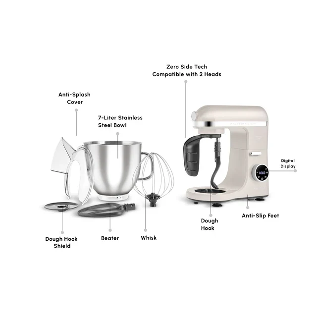 Karaca Mastermaid Chef Ultra Digitale Standmixer, 7L, 2000W, Starlight