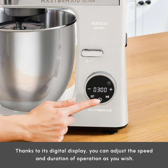 Karaca Mastermaid Chef Ultra Digitale Standmixer, 7L, 2000W, Starlight