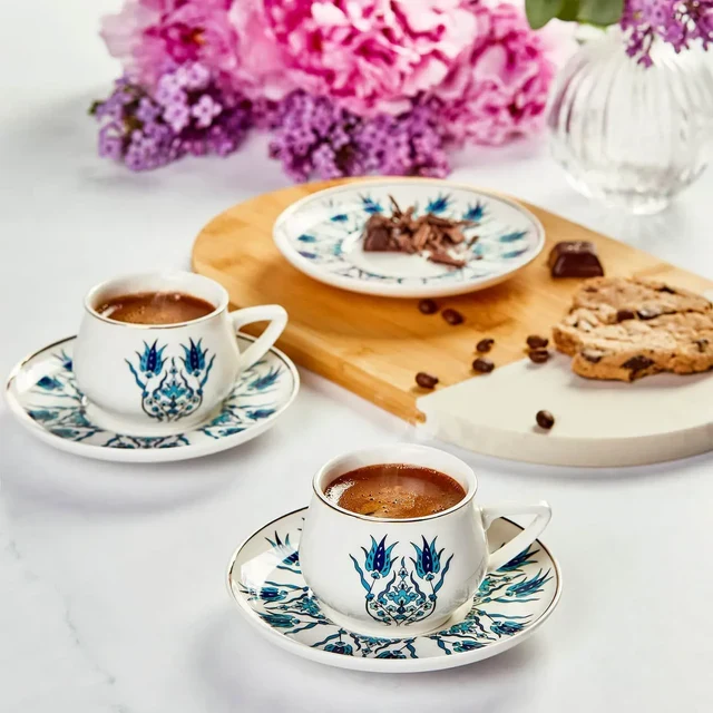 Karaca İznik Espressoset 12 Delig | 6 Persoons