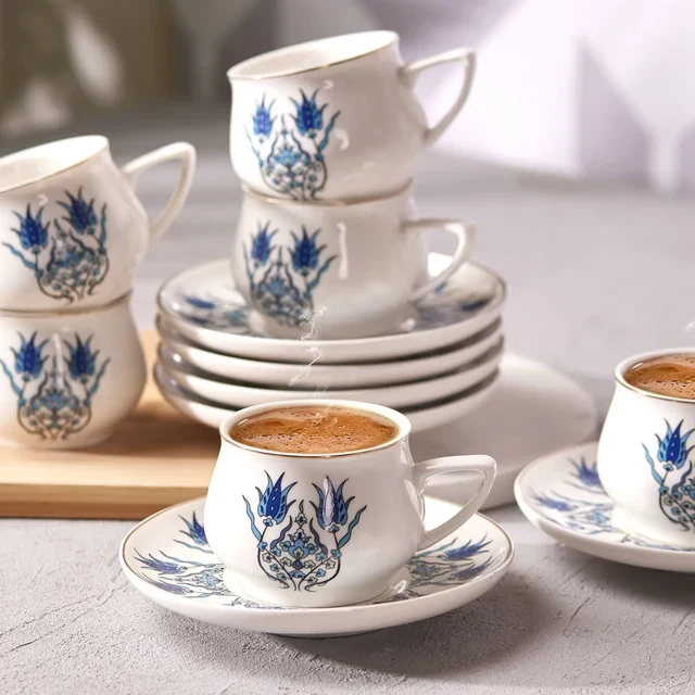 Karaca İznik Espressoset 12 Delig | 6 Persoons