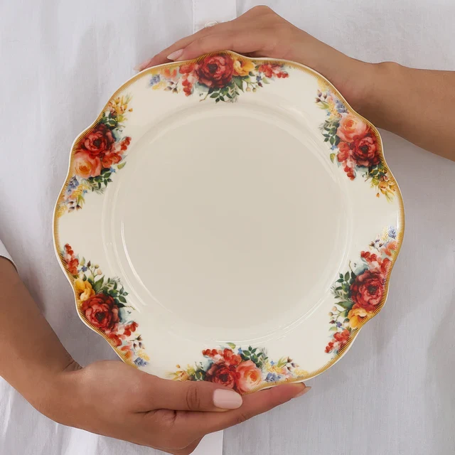 Karaca Forever Bone Amarose 26-delig Ontbijtset