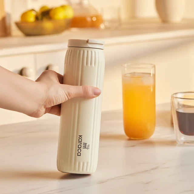 Karaca Rimo Lekvrije RVS Thermosfles 600 ml Crème