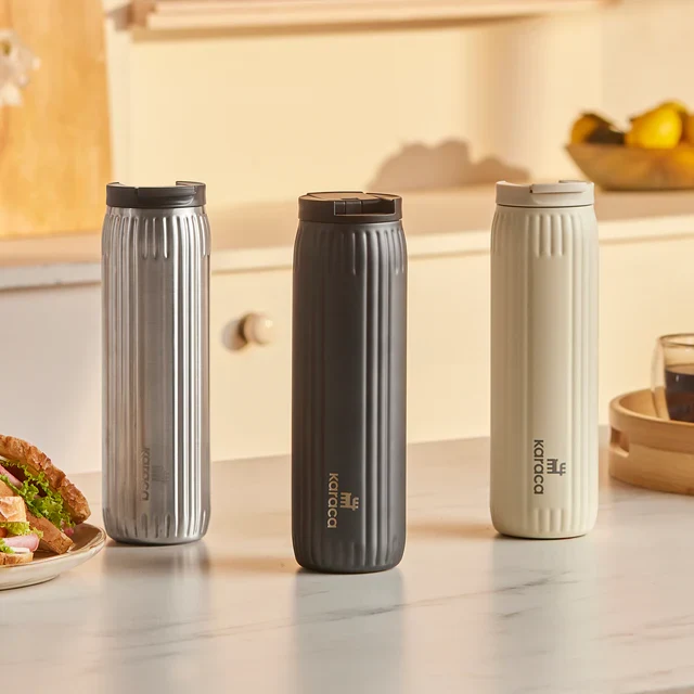 Karaca Rimo Lekvrije RVS Thermosfles 600 ml Crème