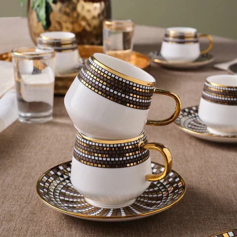 Karaca Belgin Espressoset 12 delig | 6-persoons