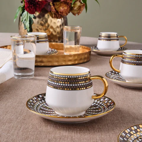 Karaca Belgin Espressoset 12 delig | 6-persoons