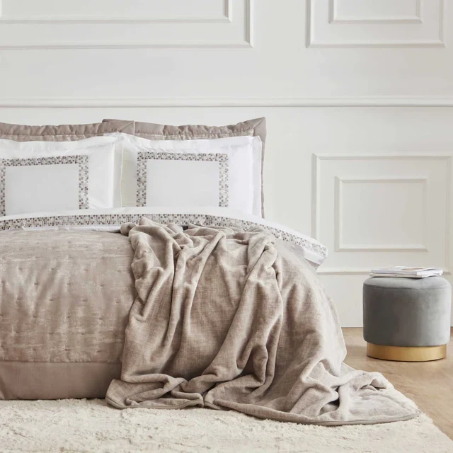 Karaca Home Bride Coll Bianca 10-Delig Spreiset Stone