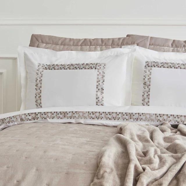Karaca Home Bride Coll Bianca 10-Delig Spreiset Stone