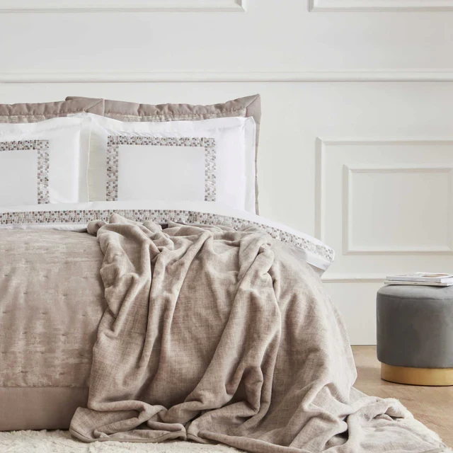 Karaca Home Bride Coll Bianca 10-Delig Spreiset Stone