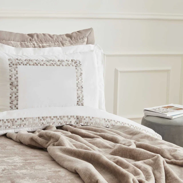 Karaca Home Bride Coll Bianca 10-Delig Spreiset Stone