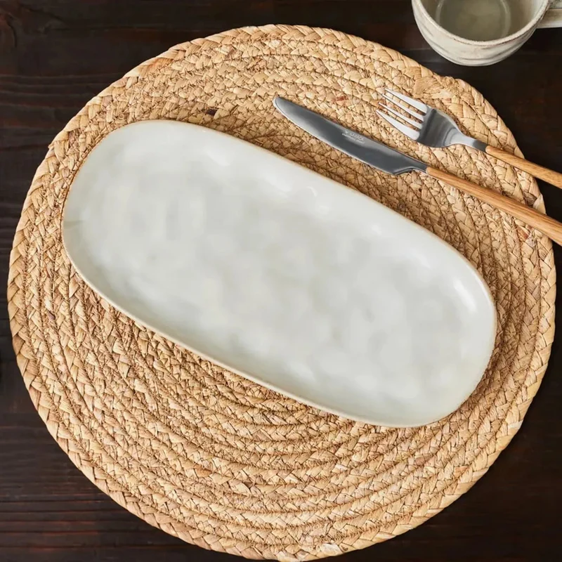 Karaca Aria Beige | Serveerschaal 31 cm