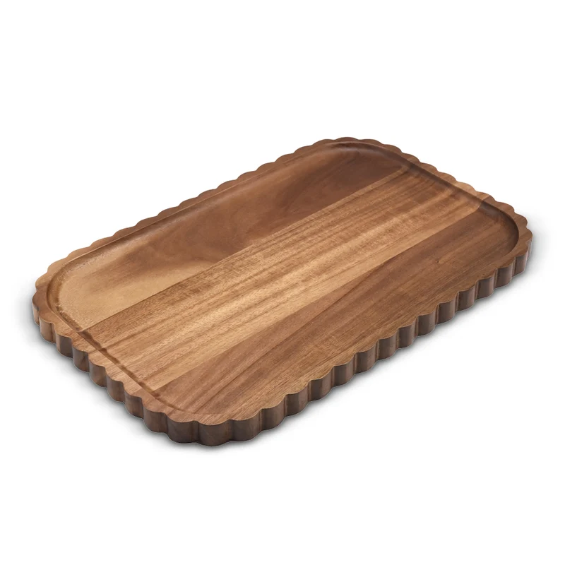 FLORI Acaciahouten serveerschaal - 39×25 cm
