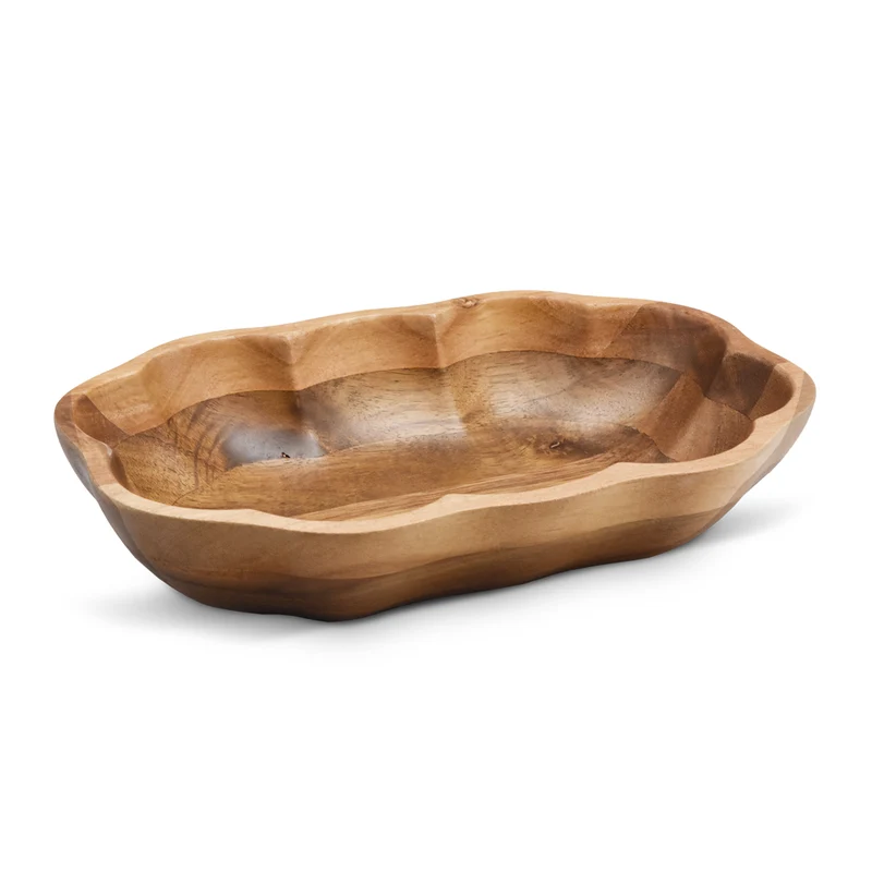 FLORI Acaciahouten schaal - 23.5×15 cm
