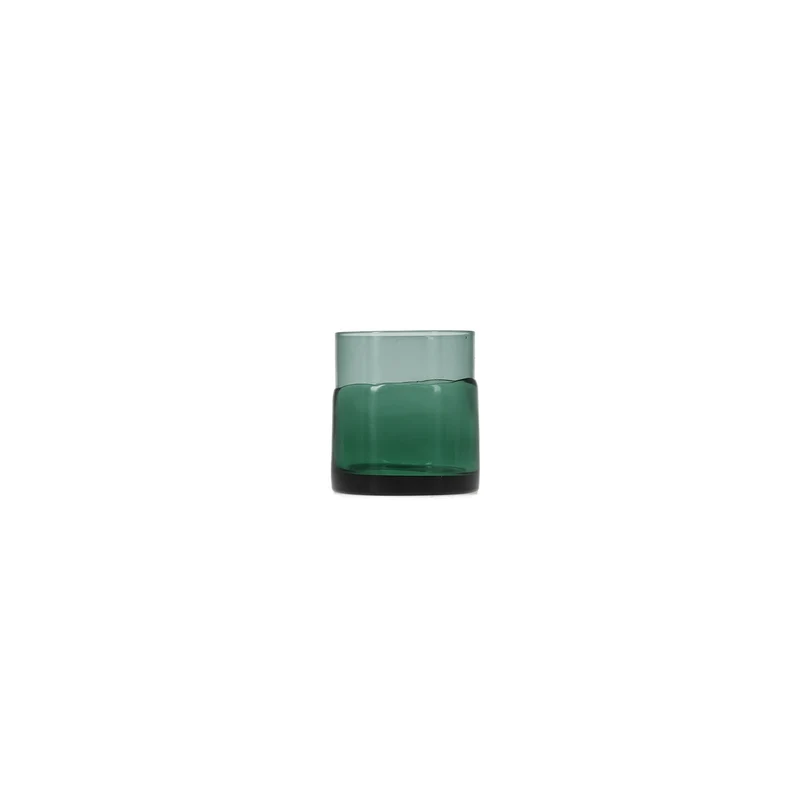 Glas 31,5cl groen Mono - set/2
