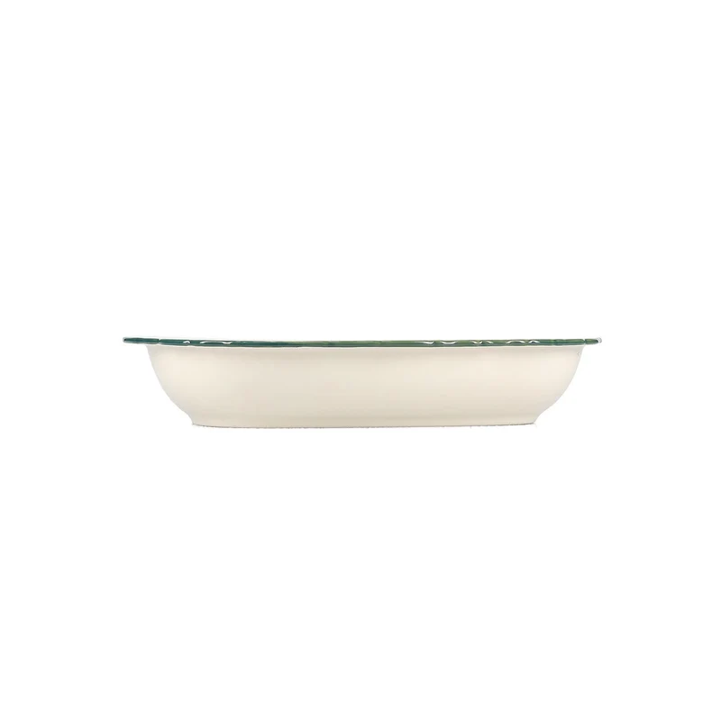 SERVEERSCHAAL 31,5X21XH5,5CM OVAAL GREEN CYRIL