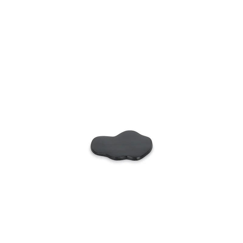 GLASONDERZETTER ORGANISCH ZWART CHARM - SET/4