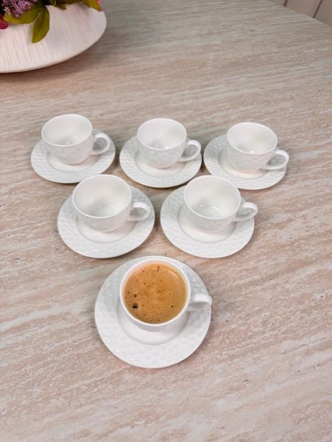 Nora / Petek Espressoset 12 Delig | 6 Persoons