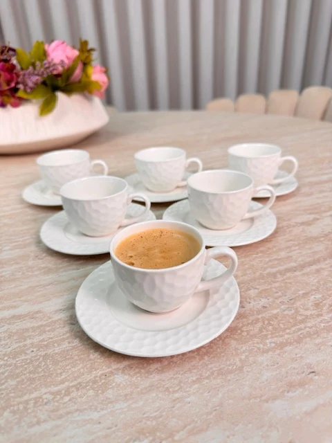 Nora / Petek Espressoset 12 Delig | 6 Persoons