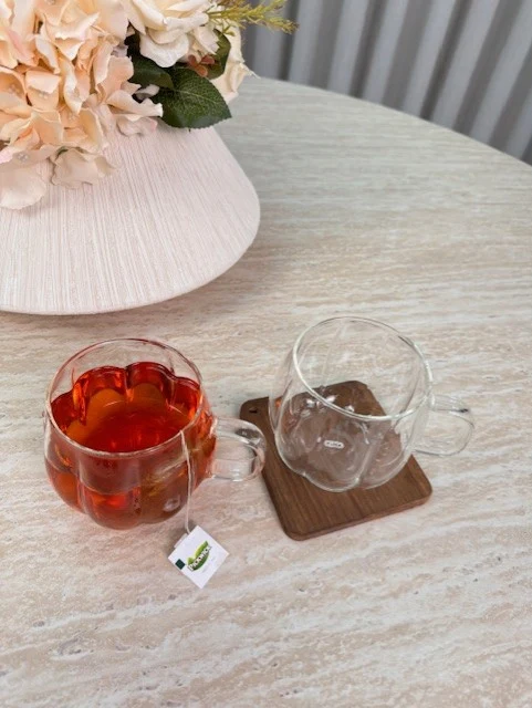 Flora 2 delige Borosilikatglas | 400 ml