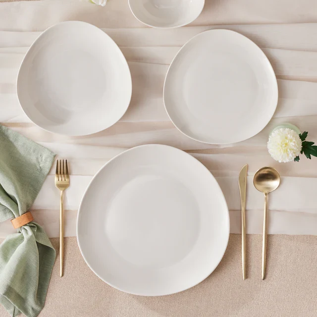 Karaca Streamline Rubicon 24-delig servies voor 6 personen, wit