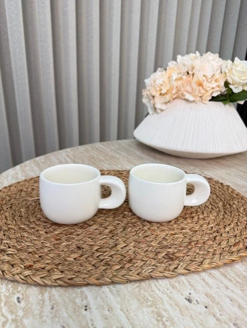 Organisch ( Intenso ) Beker 2 Delig | Beige