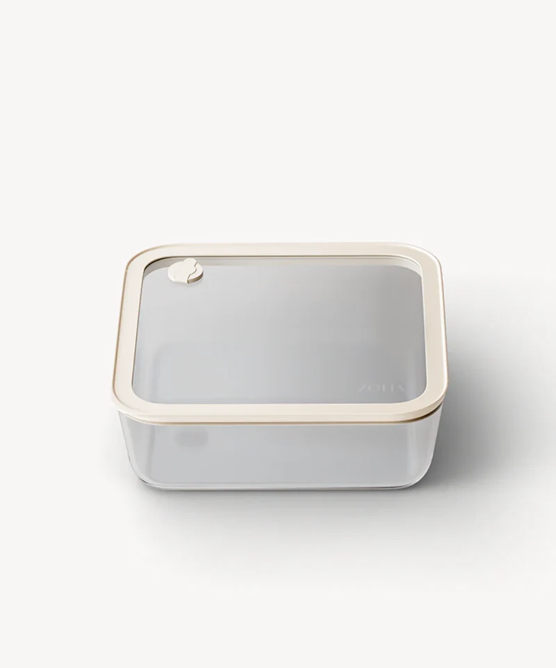 Vera Vershoudbak Vierkant | 1940 ML | Beige-transparant