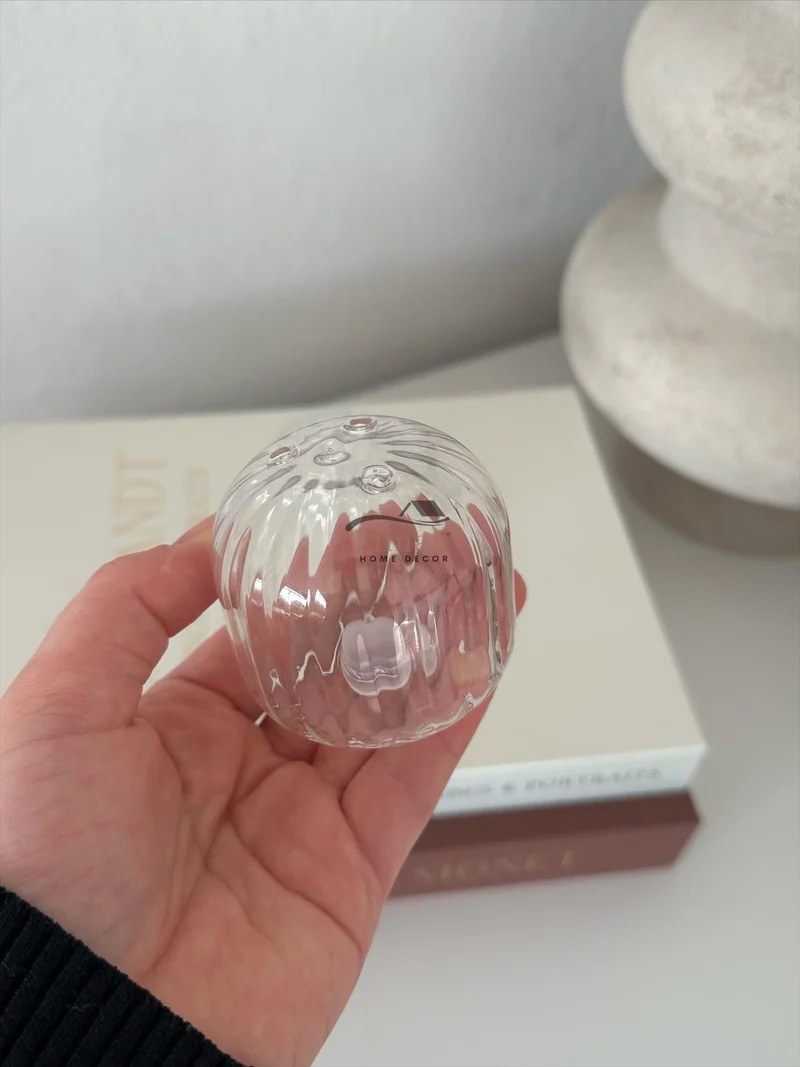 Cutie Glazen Zout- / Pepervaatje 2 delig