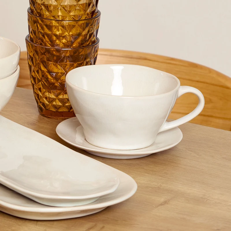 Rocca Cappuccino/Nescafeset 18cl beige 8 Delig | 4 Persoons