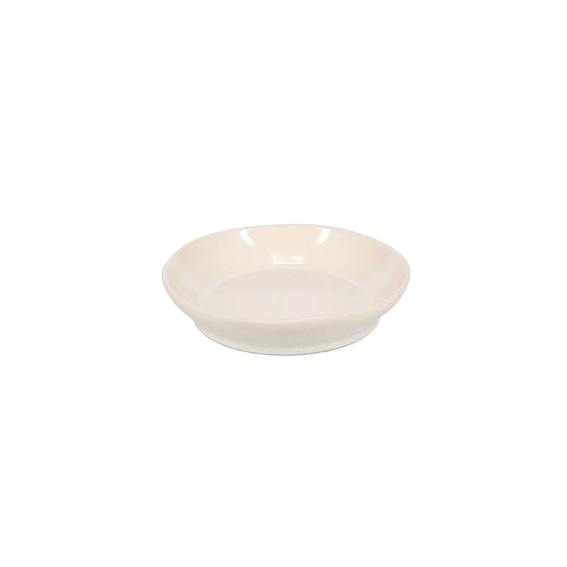 Rocca Diepe bord / Kom 21,5xH4,5cm beige