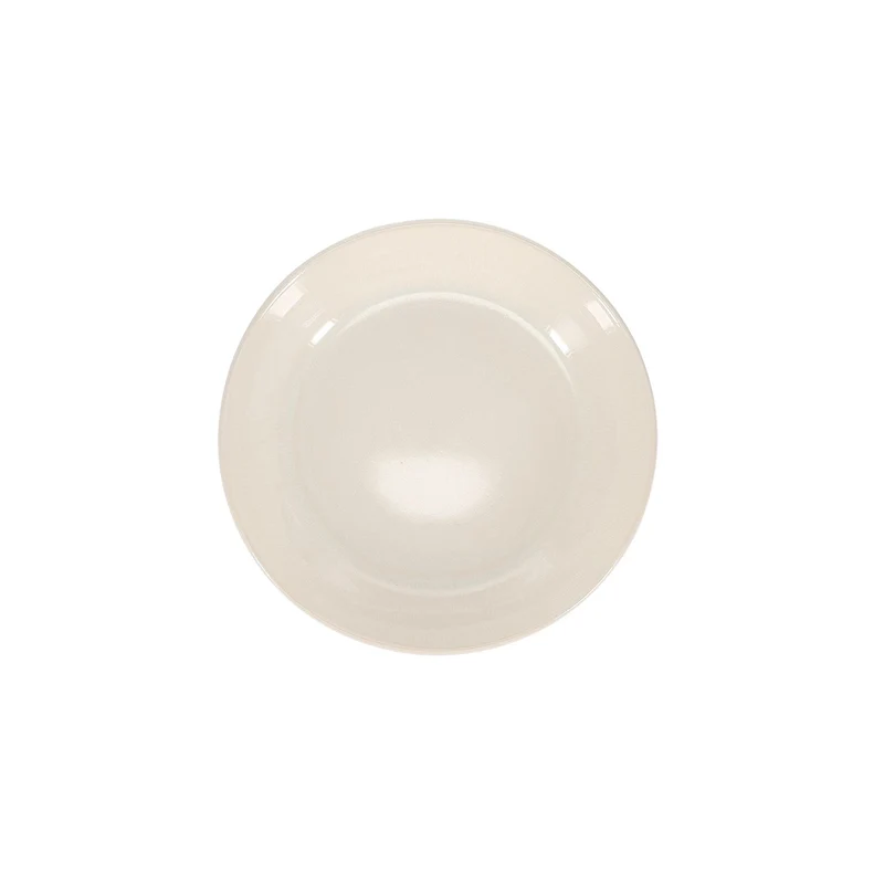 Rocca Diepe bord / Kom 21,5xH4,5cm beige