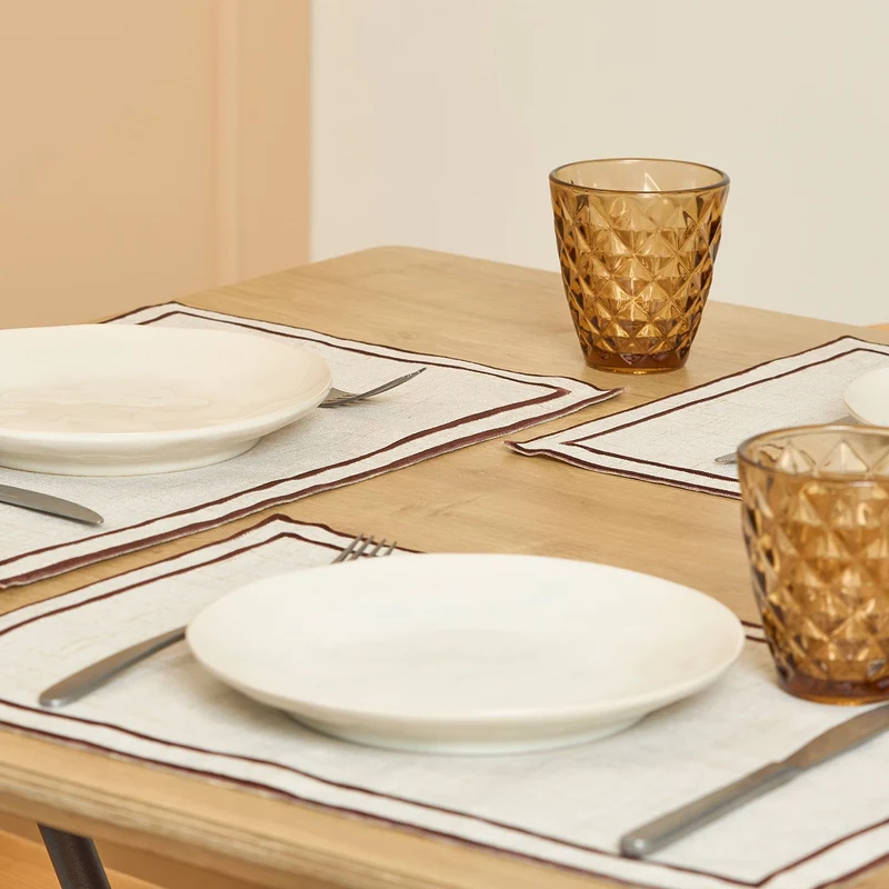 Rocca Plat bord 27,5cm beige