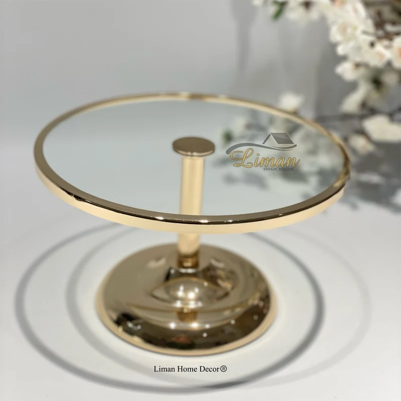 Fugurato Elegance Antalya Taartplatteau Goud -S-