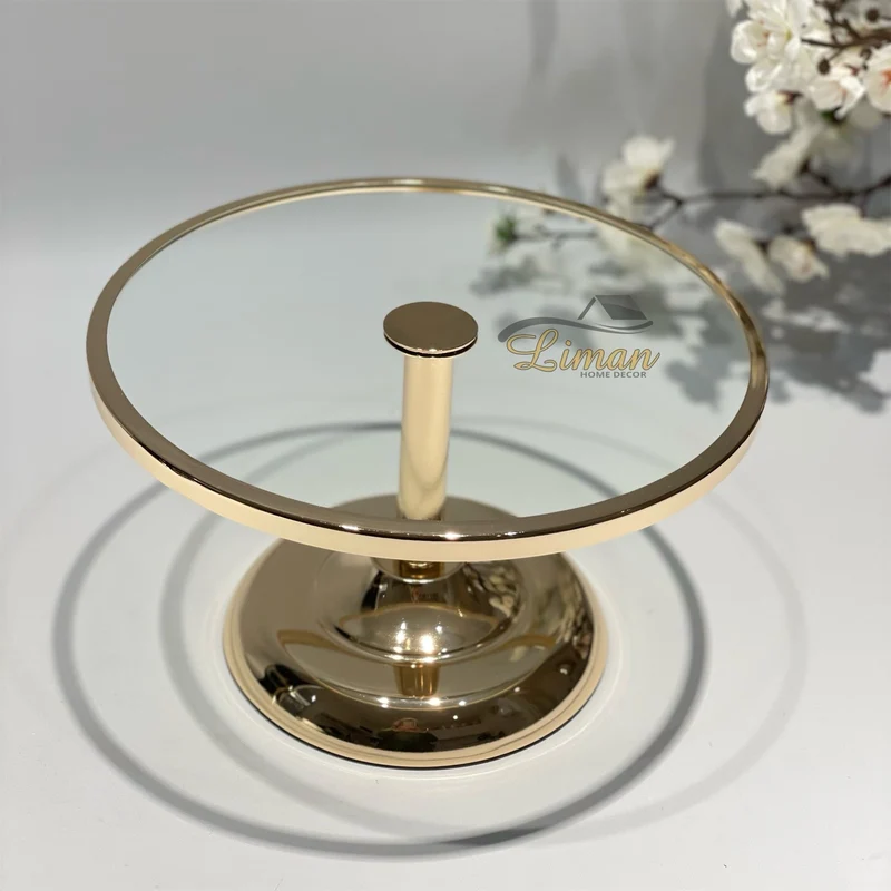 Fugurato Elegance Antalya Taartplatteau Goud -S-