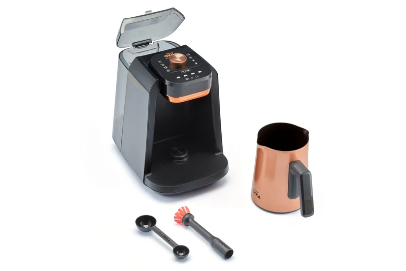Arzum OKKA Rich Spin Pro Turkse koffiemachine met waterreservoir copperkleur