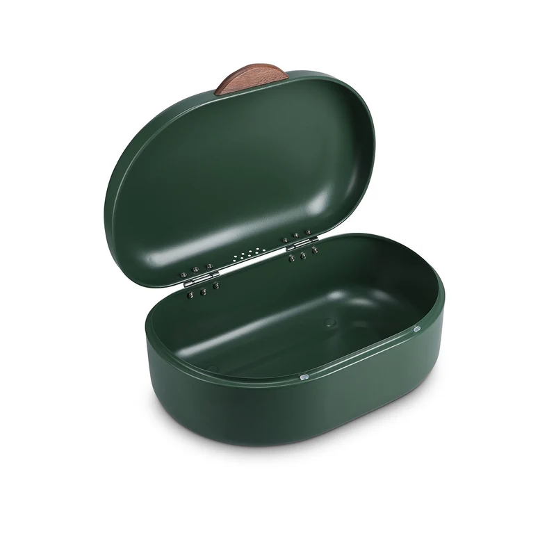 Broodtrommel 33,5x21xH14,5cm groen Crust