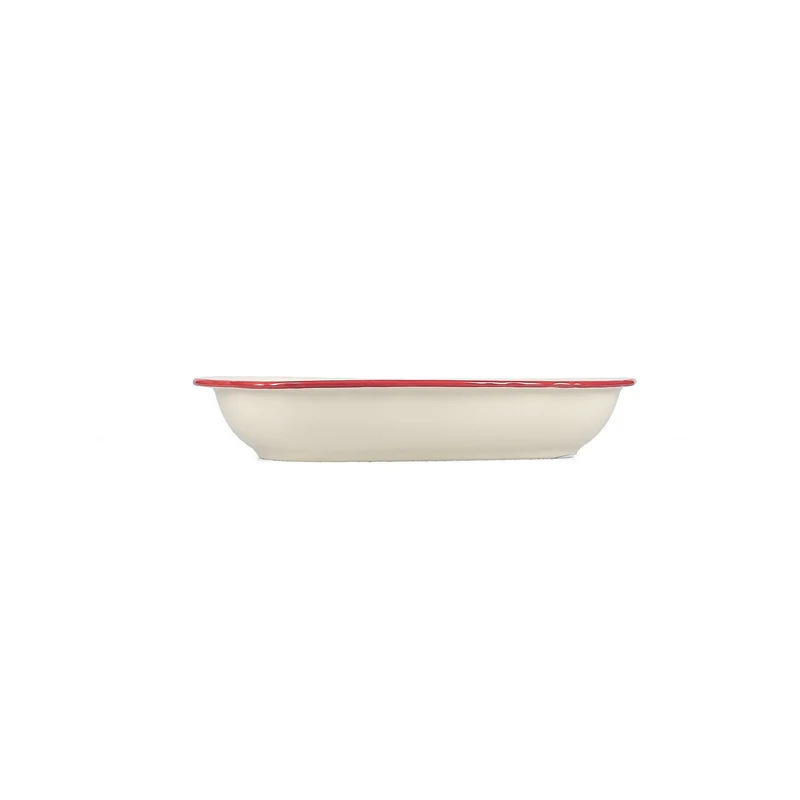 Serveerschaal 26,5x17,5xH4,5cm ovaal burgundy Cyril