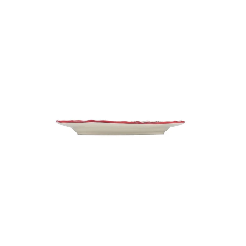 Serveerschaal 25,5x18cm ovaal burgundy Cyril