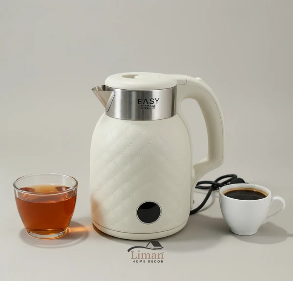 Easy Diamond Waterkoker Cream / Grijs / Zwart