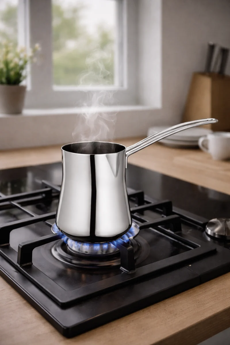 RVS KULE CEZVE / KANNETJE 400 ML